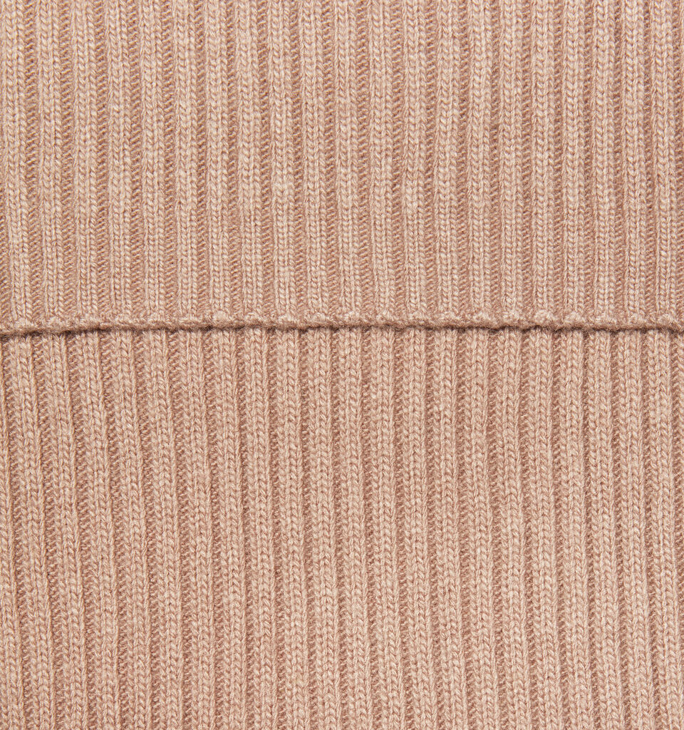 Écharpe tricotée beige foncé - null - Beige | Sisley image number 2